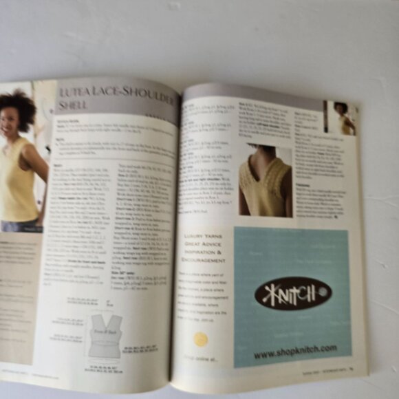 Interweave Knits Summer 2007 Magazine Featuring Knitting Patterns For Women & Ch - Picture 12 of 16